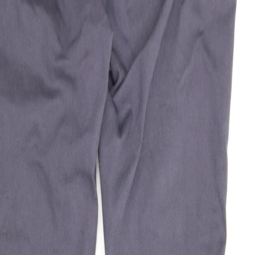 Womens UK Size 14 Very Regular Fit Carrot Grey Trousers