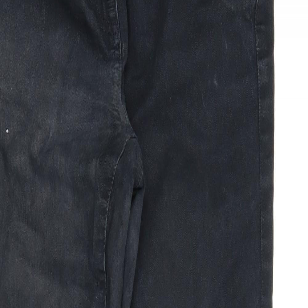 NEXT Womens Black  Denim Skinny Jeans Size 10 L27.5 in