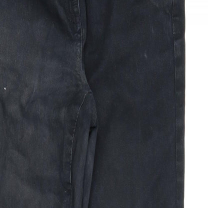 NEXT Womens Black  Denim Skinny Jeans Size 10 L27.5 in