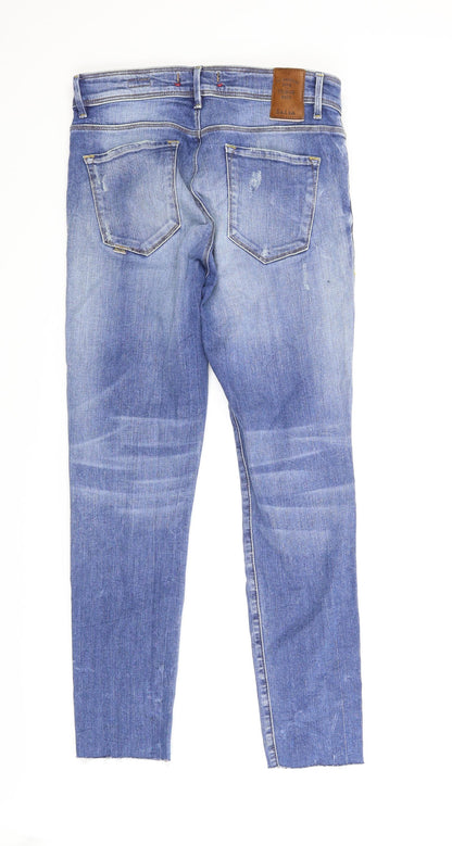Mens UK Size 30 Salsa Regular Fit Tapered Blue Jeans