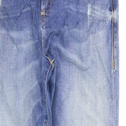 Mens UK Size 30 Salsa Regular Fit Tapered Blue Jeans