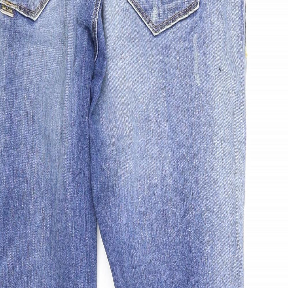 Mens UK Size 30 Salsa Regular Fit Tapered Blue Jeans
