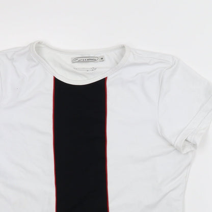 US Athletic Mens White    T-Shirt Size 16