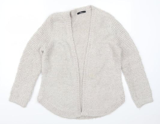 Bonmarché Womens Grey Cardigan Jumper Size M