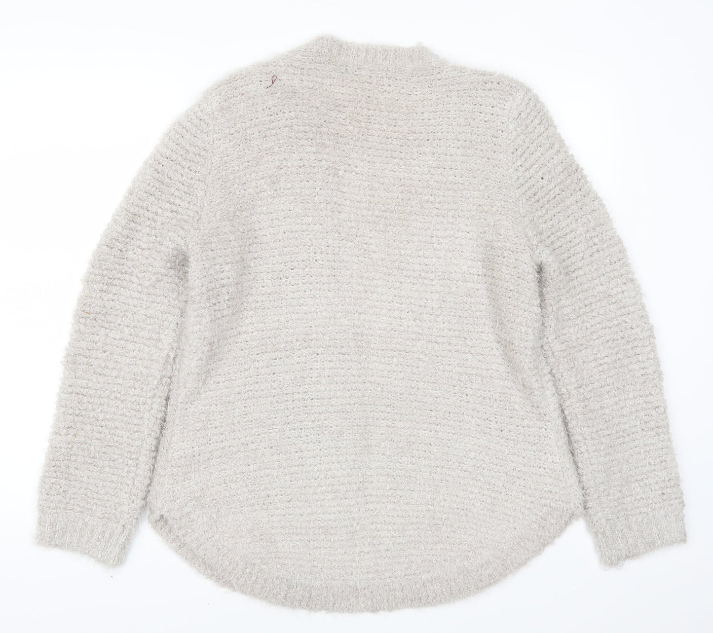 Bonmarché Womens Grey   Cardigan Jumper Size M