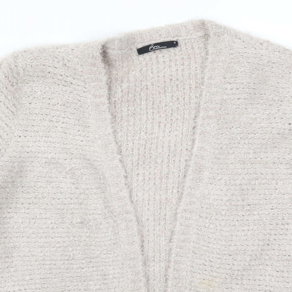 Bonmarché Womens Grey   Cardigan Jumper Size M