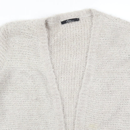 Bonmarché Womens Grey   Cardigan Jumper Size M