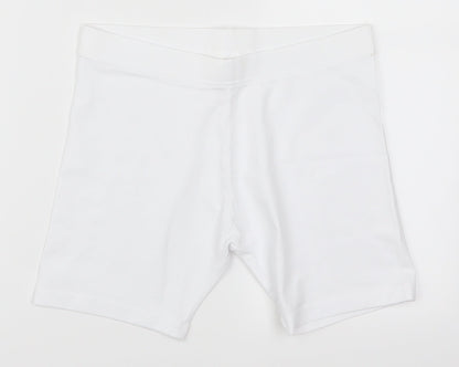 NEXT Girls White   Sweat Shorts Size 13 Years