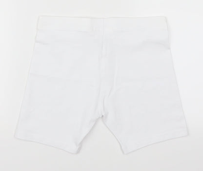NEXT Girls White   Sweat Shorts Size 13 Years