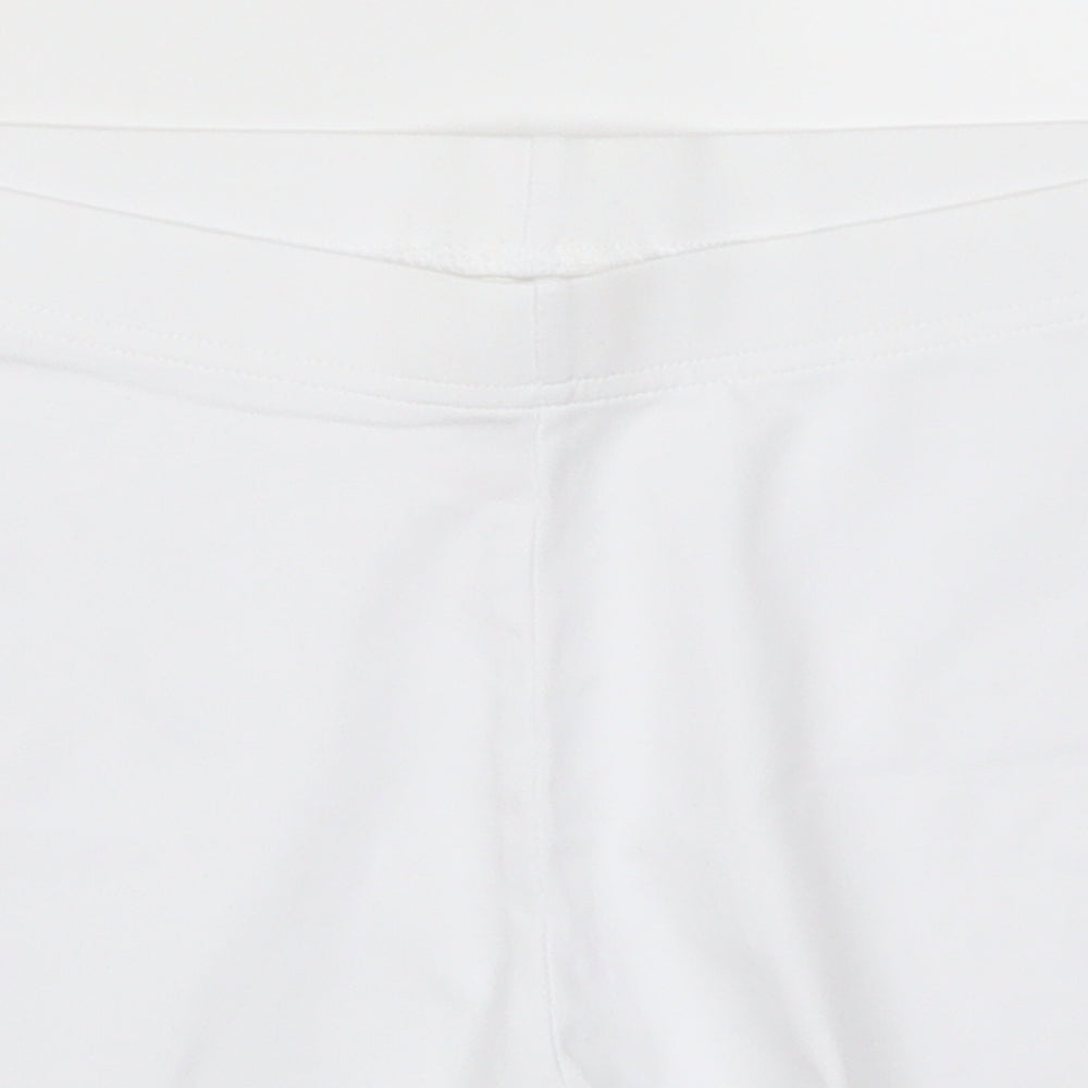 NEXT Girls White   Sweat Shorts Size 13 Years