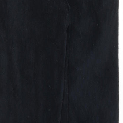 Mens UK Size XS Cedarwood State Regular Fit Sweatpants Black Trousers