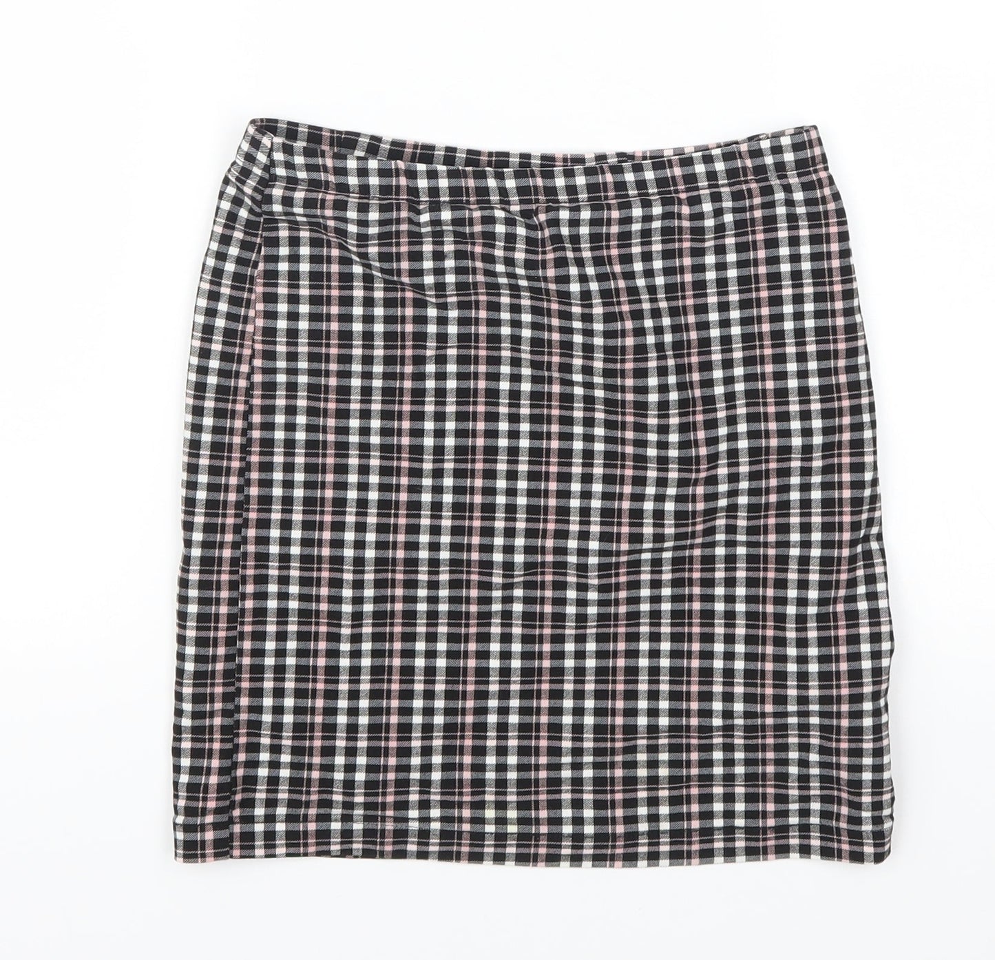 New Look Girls Pink Check  Straight & Pencil Skirt Size 12 Years
