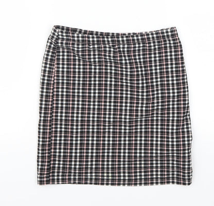 New Look Girls Pink Check  Straight & Pencil Skirt Size 12 Years