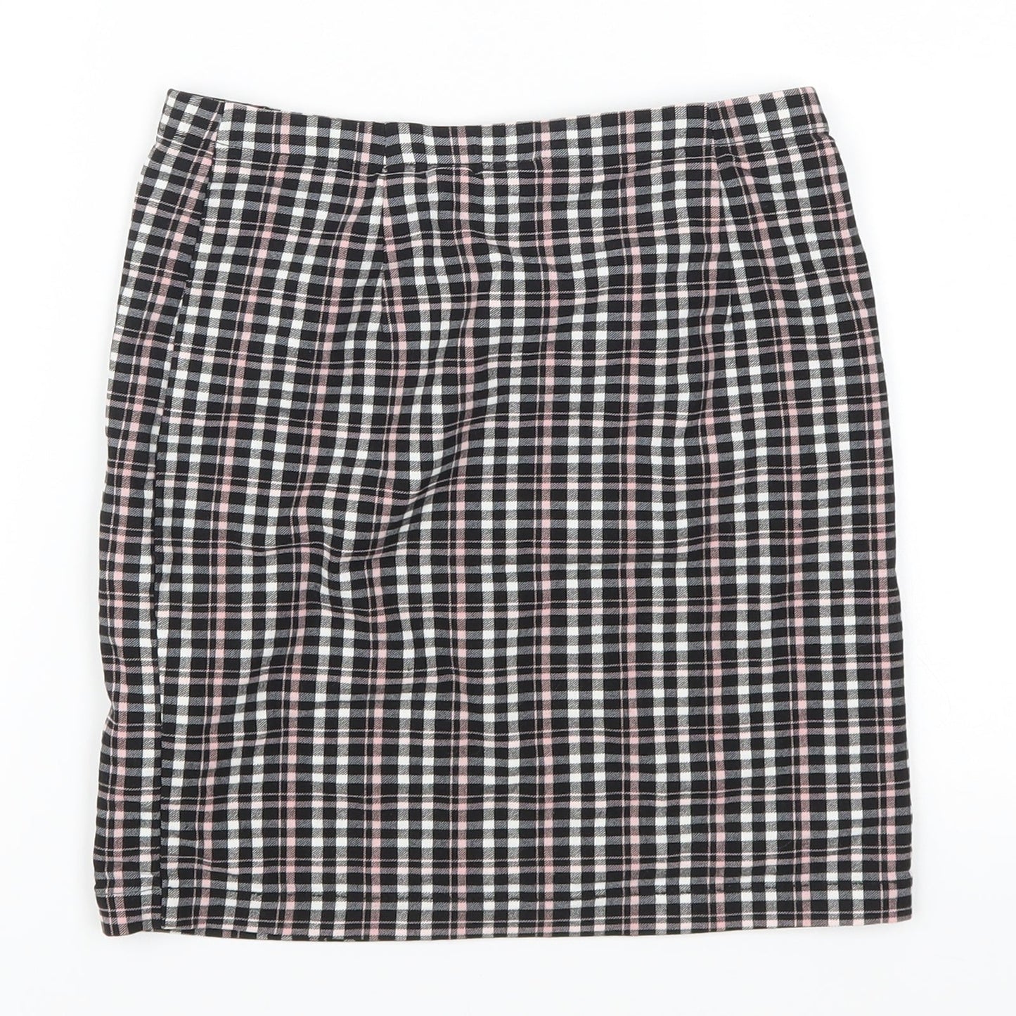 New Look Girls Pink Check  Straight & Pencil Skirt Size 12 Years