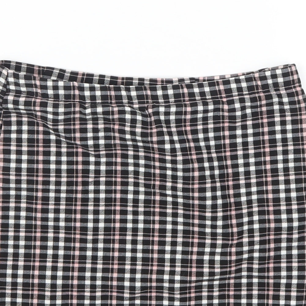 New Look Girls Pink Check  Straight & Pencil Skirt Size 12 Years