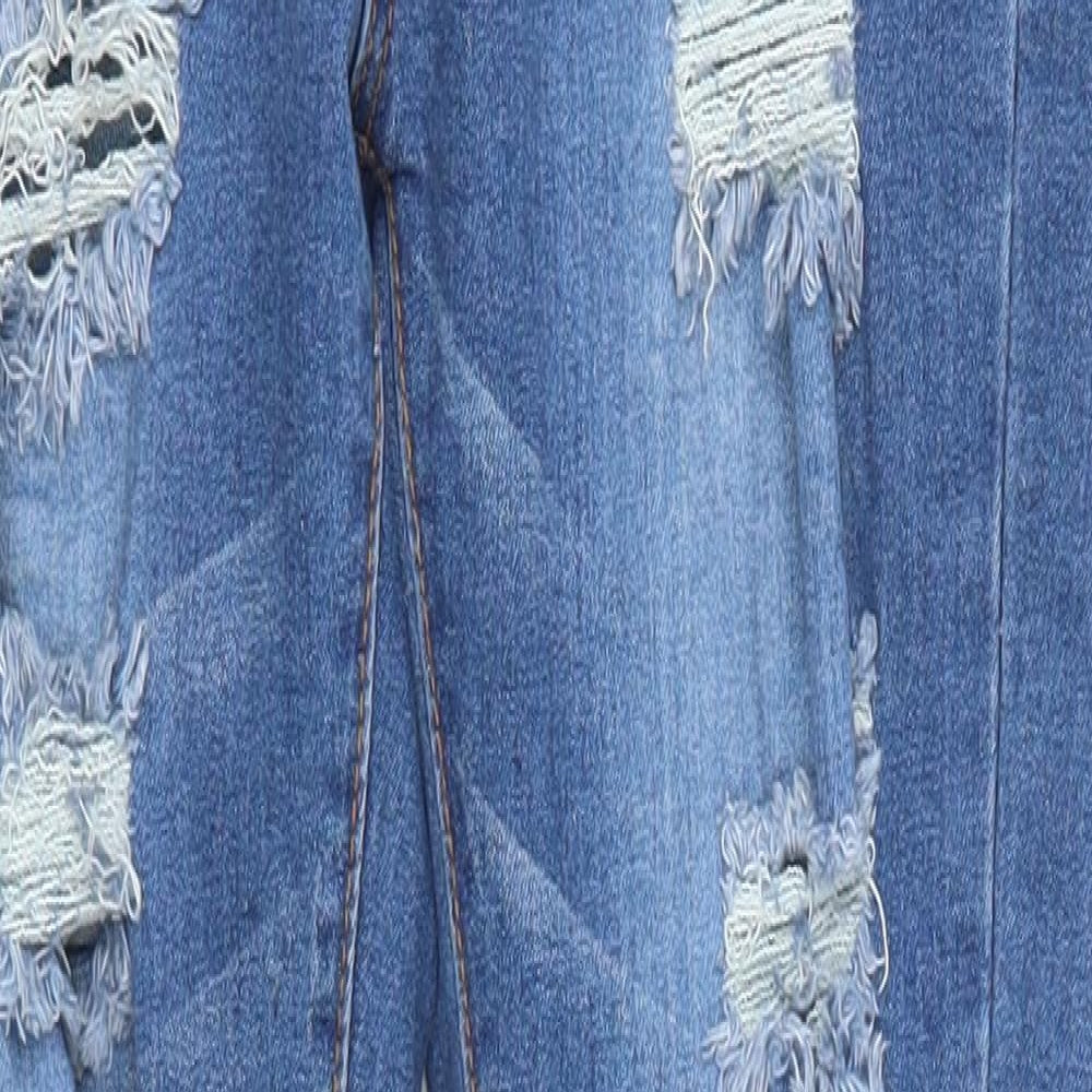 Womens UK Size 32 in Preworn Regular Fit Skinny Blue Jeans