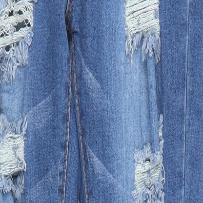 Womens UK Size 32 in Preworn Regular Fit Skinny Blue Jeans