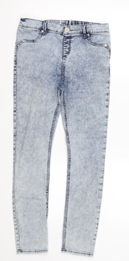 Womens UK Size 30 in Preworn Regular Fit Skinny Blue Jeans