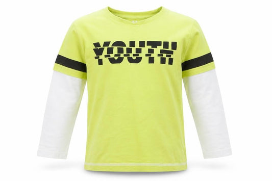 Very Boys Yellow Solid   Pyjama Top Size 7 Years  - Youth