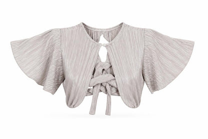 Womens UK Size 8 New Look Grey Basic Blouse