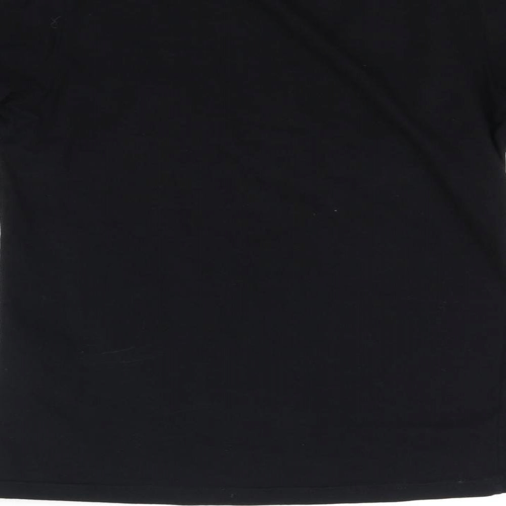Amisu Womens Black   Basic T-Shirt Size M