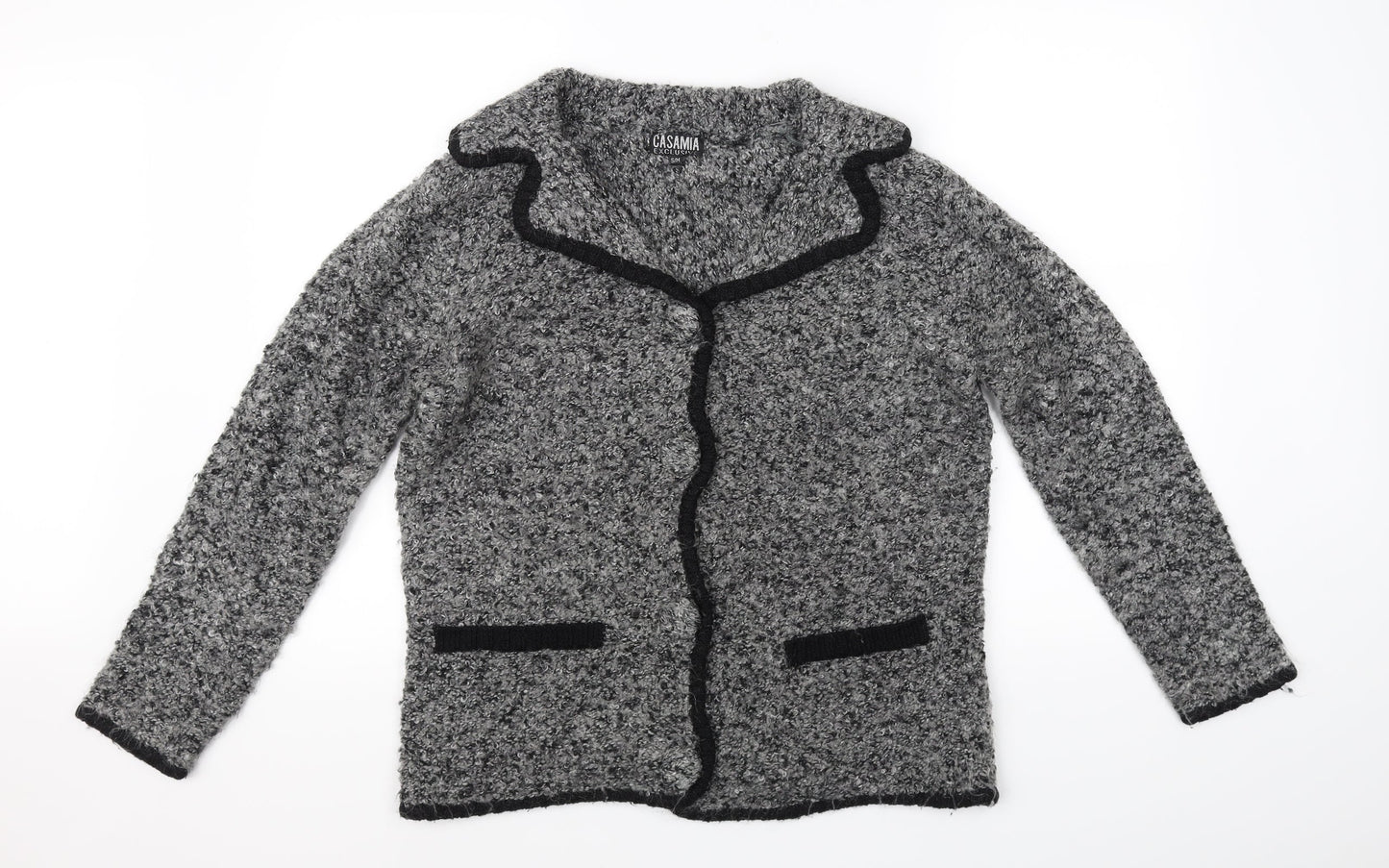 CASAMIA Womens Grey   Cardigan Jumper Size M