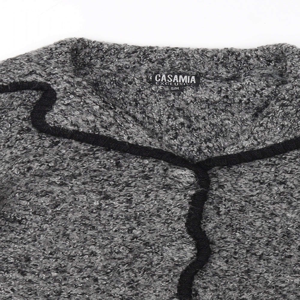 CASAMIA Womens Grey   Cardigan Jumper Size M