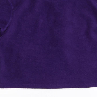 Pure & Natural Womens Purple   Full Zip Jumper Size M