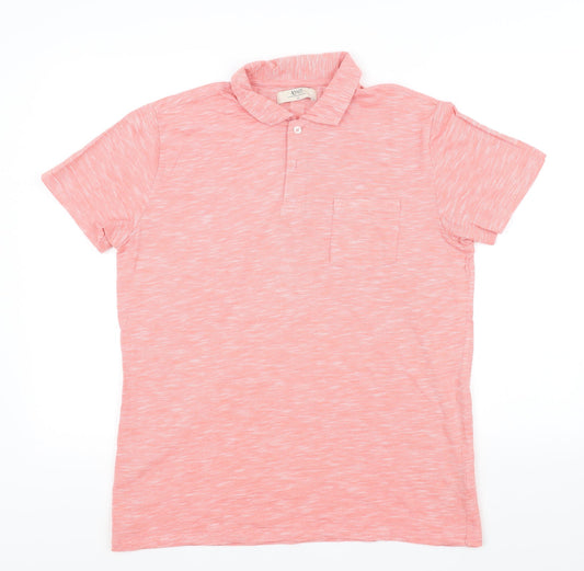 ACW85 Womens Orange   Basic Polo Size M