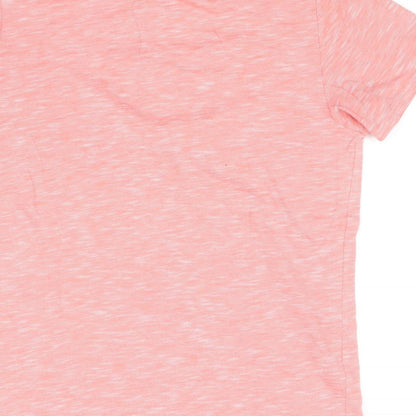 ACW85 Womens Orange   Basic Polo Size M