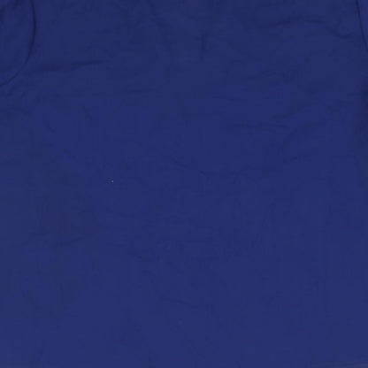 Womens UK Size 12 Papaya Blue Basic Blouse