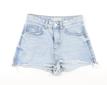 deniem & co Womens Blue   Hot Pants Shorts Size 8