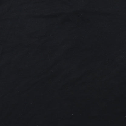 Manav Mens Black    Polo Size M  - Wales