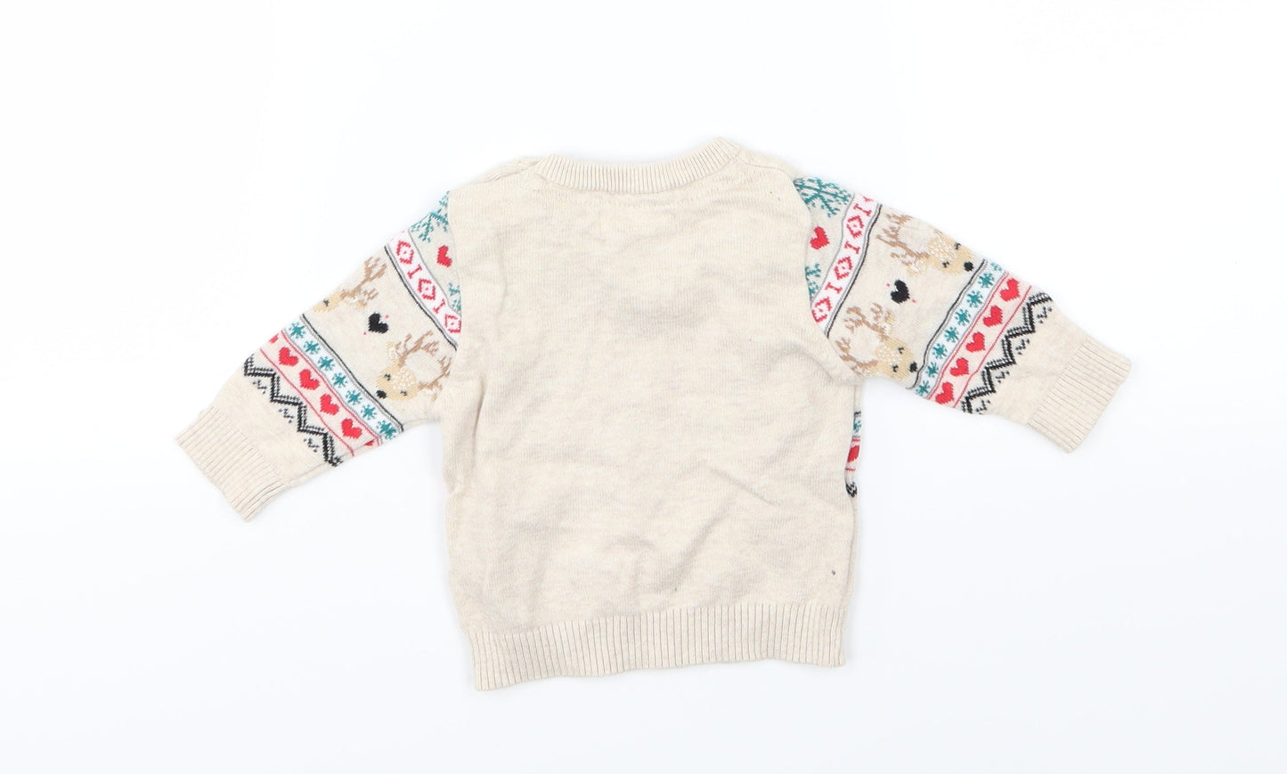 Very Girls Brown  Knit Pullover Jumper Size 0-3 Months  - Winter