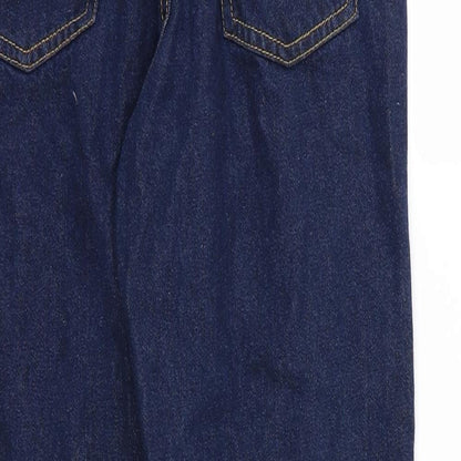 Shana Womens Blue  Denim Straight Jeans Size 8 L28 in