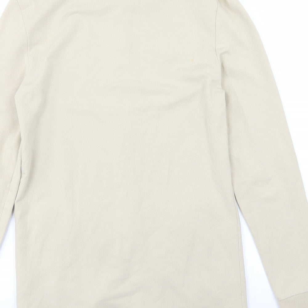 Mens UK Size S ASOS Beige Pullover Sweatshirt