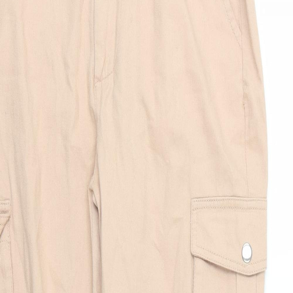 Primark Womens Pink  Denim Straight Jeans Size 10 L27 in - Cargo