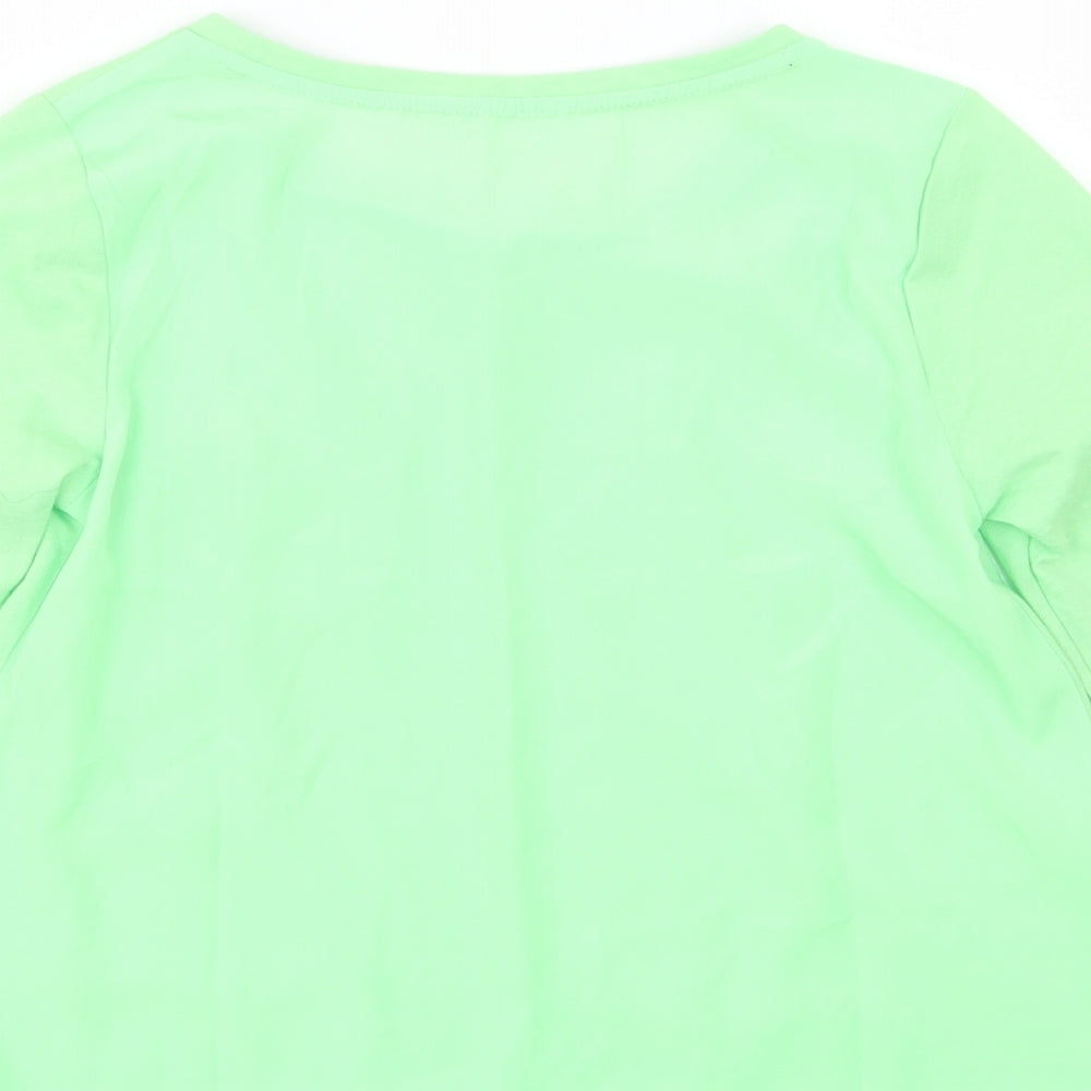 Gap Girls Green  Jersey Basic T-Shirt Size 10-11 Years