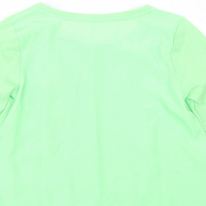 Gap Girls Green  Jersey Basic T-Shirt Size 10-11 Years