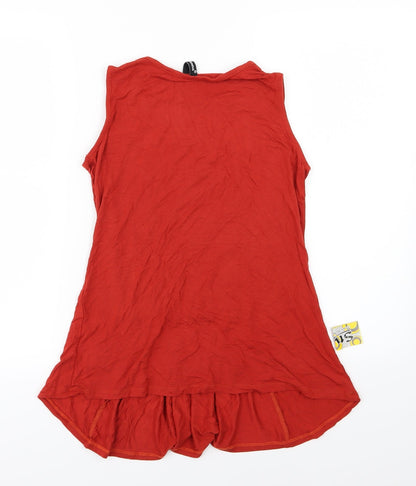 Rozanna Womens Red  Jersey Basic Tank Size M