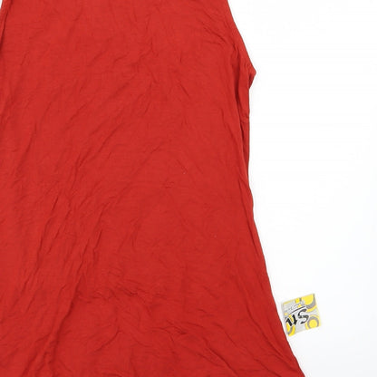 Rozanna Womens Red  Jersey Basic Tank Size M