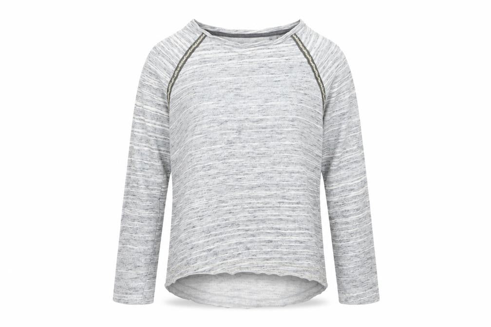 Next Girls Grey  Rayon Pullover Jumper Size 10 Years