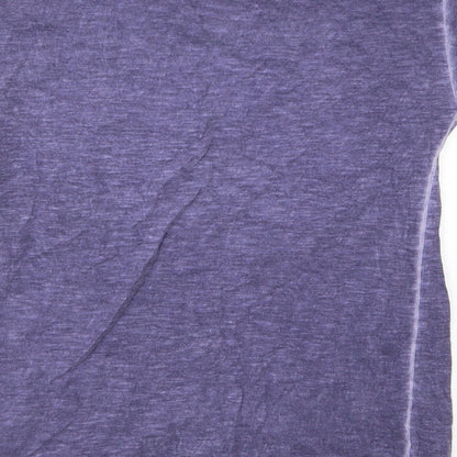 Next Girls Purple  Jersey Basic T-Shirt Size 9 Years
