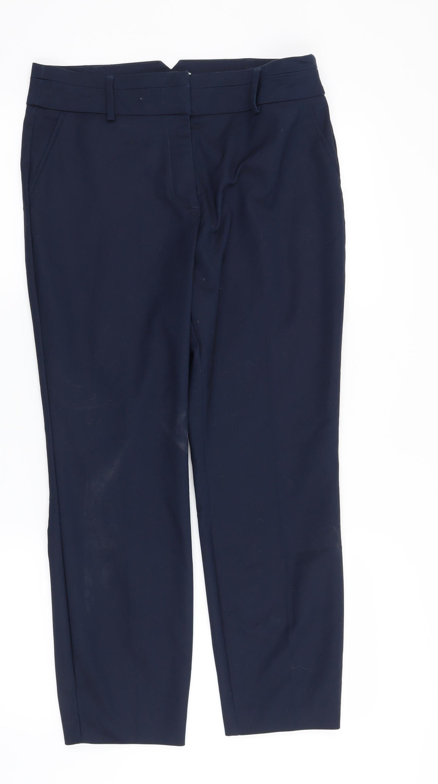 Womens UK Size 12 Papaya Regular Fit  Blue Trousers