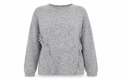 Papaya Womens Grey   Henley Sweatshirt Size 10