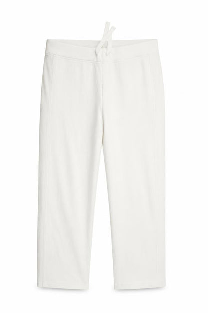 Womens UK Size 12 TU Regular Fit Sweatpants White Trousers