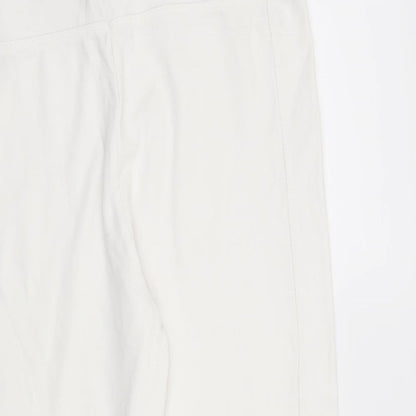 TU Womens White   Sweatpants Trousers Size 12 L21 in