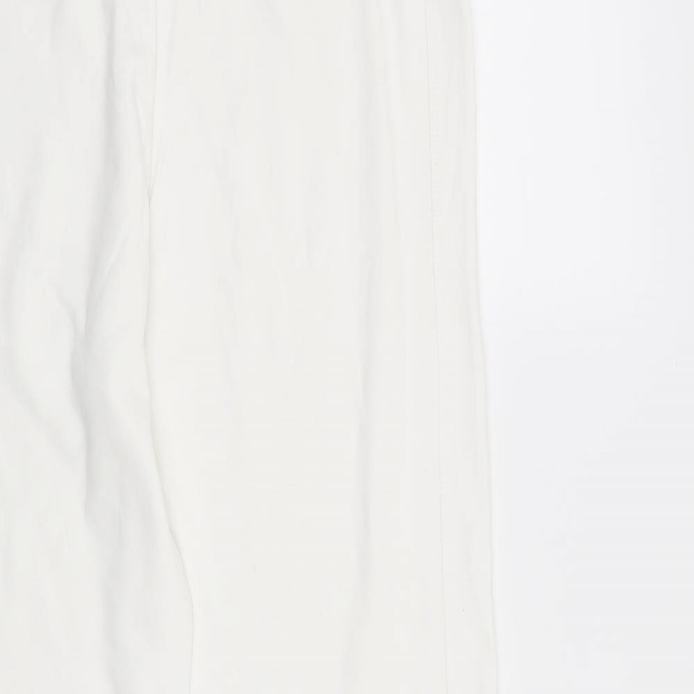 TU Womens White   Sweatpants Trousers Size 12 L21 in