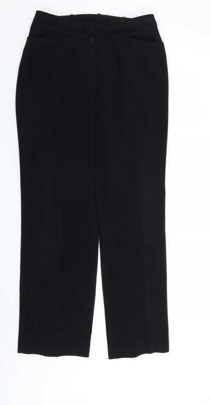 AMARANTO Womens Black   Trousers  Size 32 in L29 in