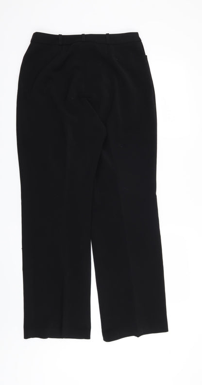 AMARANTO Womens Black   Trousers  Size 32 in L29 in